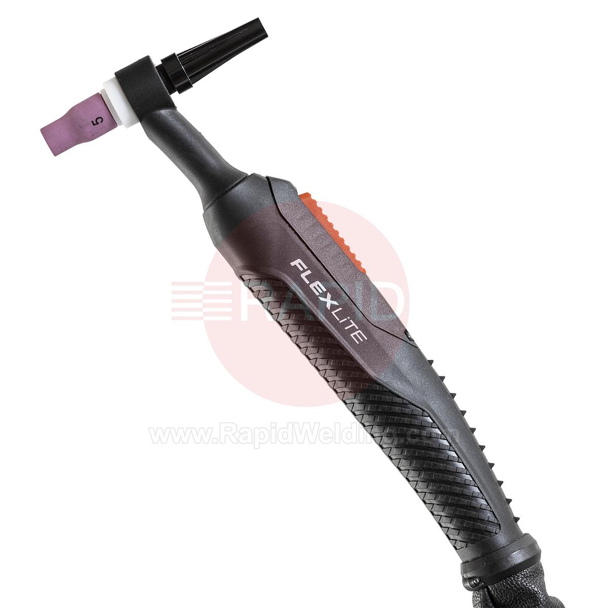 TX305WF  Kemppi Flexlite TX K5 305WF Water Cooled 300 Amp TIG Torch, with Flex Neck - 7 Pin